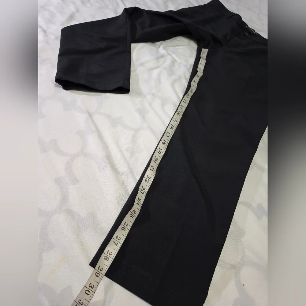 Banana‎ Republic Pants 34 X 30 Mens Black Slim Fit Tech Fabric